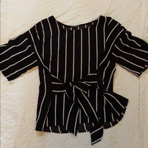 West Kei Kimono Tie Front Top